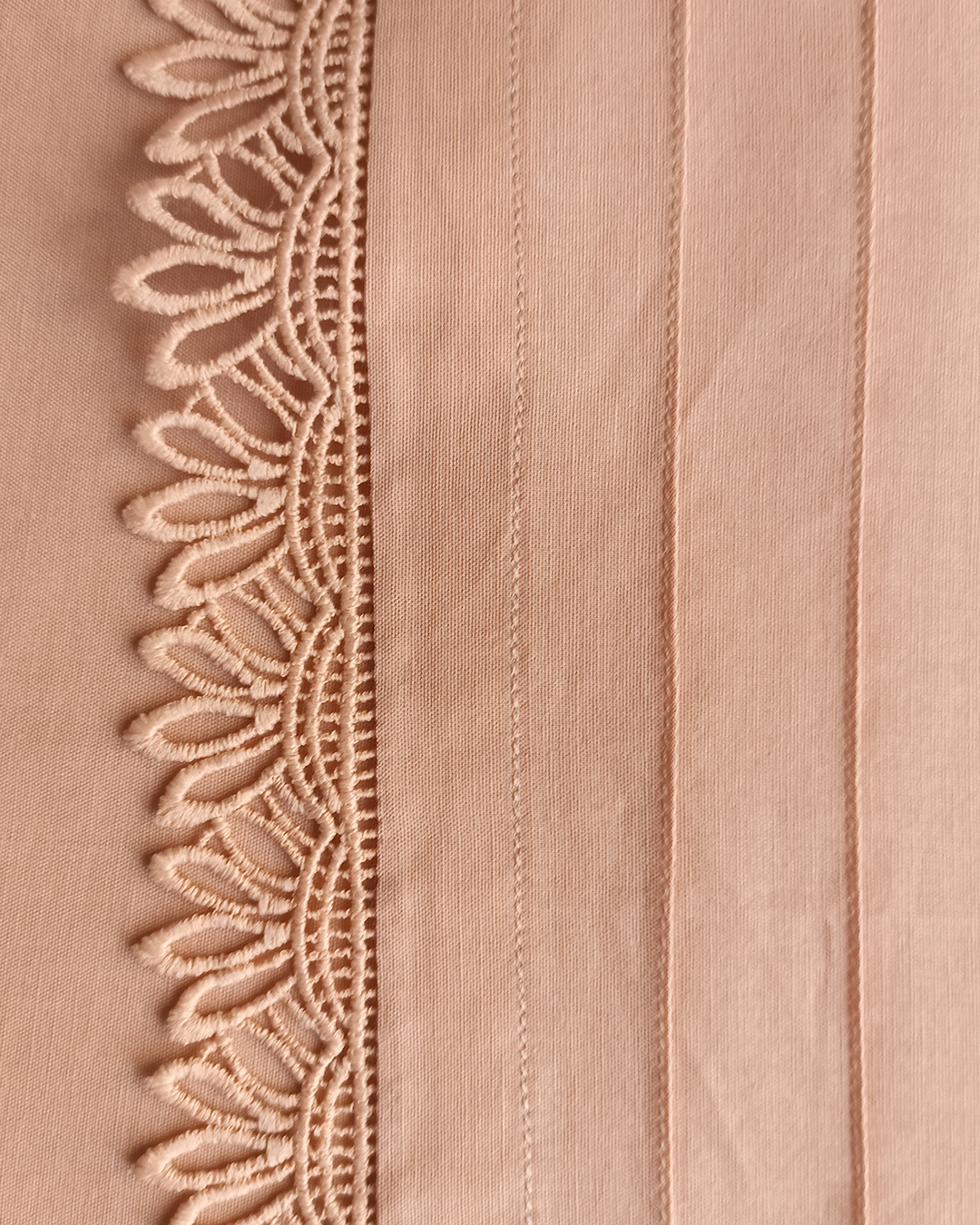 Crayola Peach Lawn Kurta