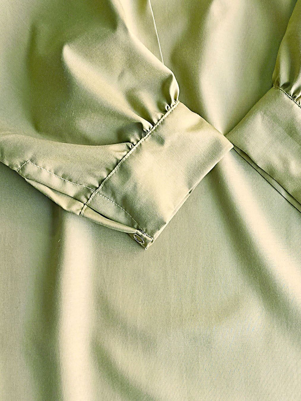 Sage casual-wear Cotton Dress