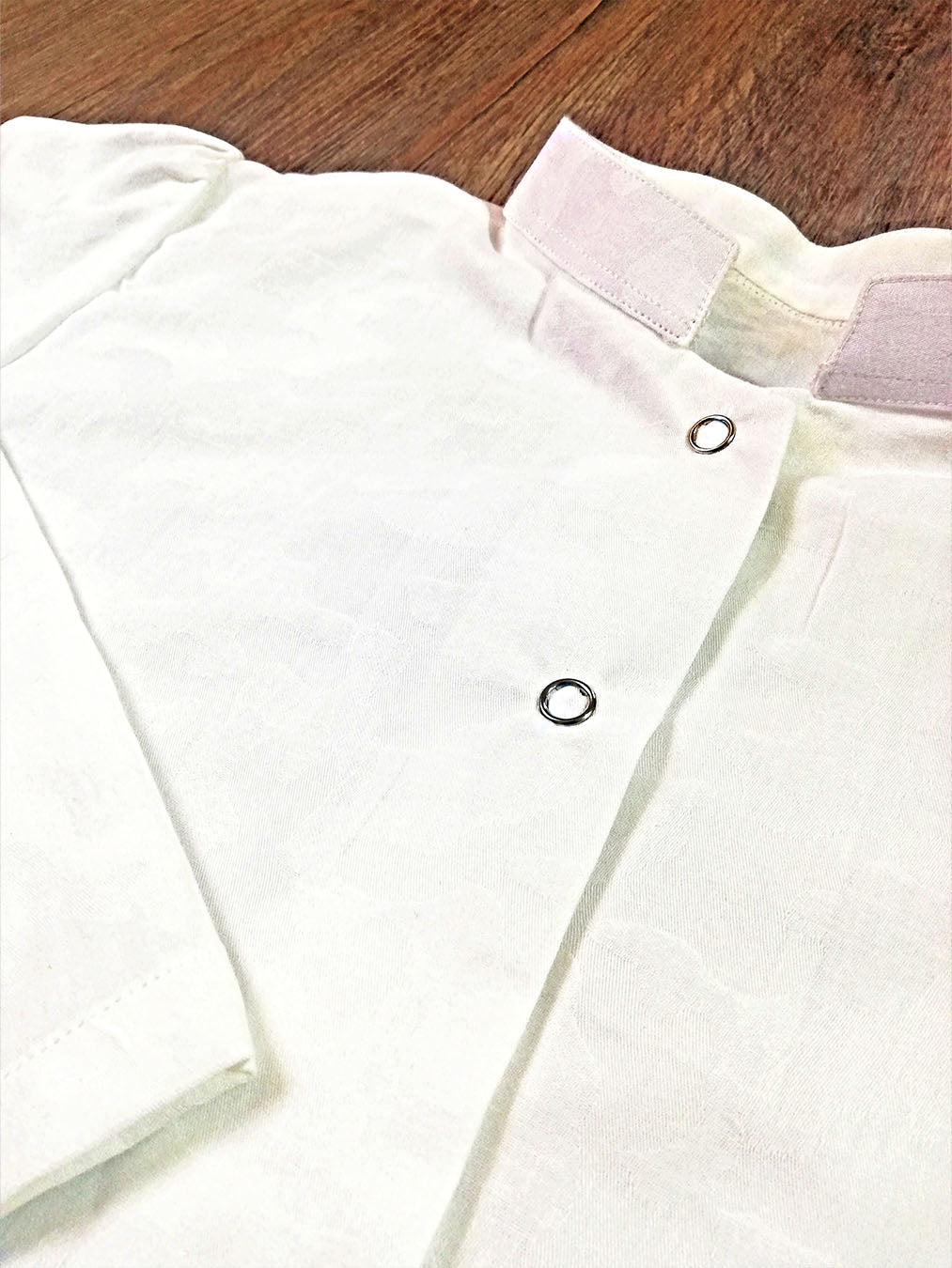 Skin-Check Cotton Dress