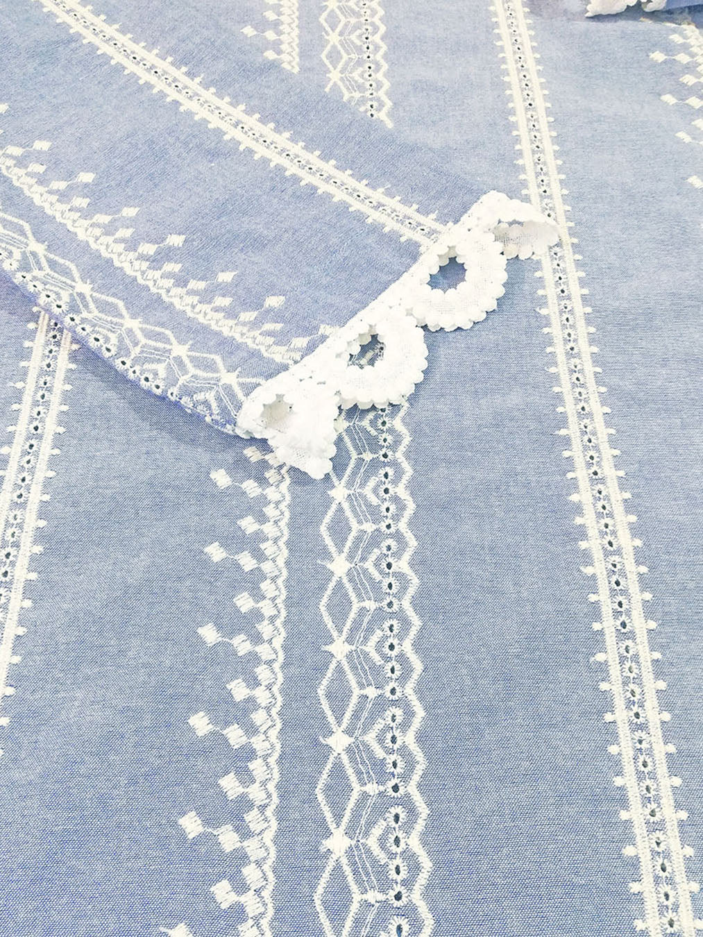 Light-Blue Khadar Kurta