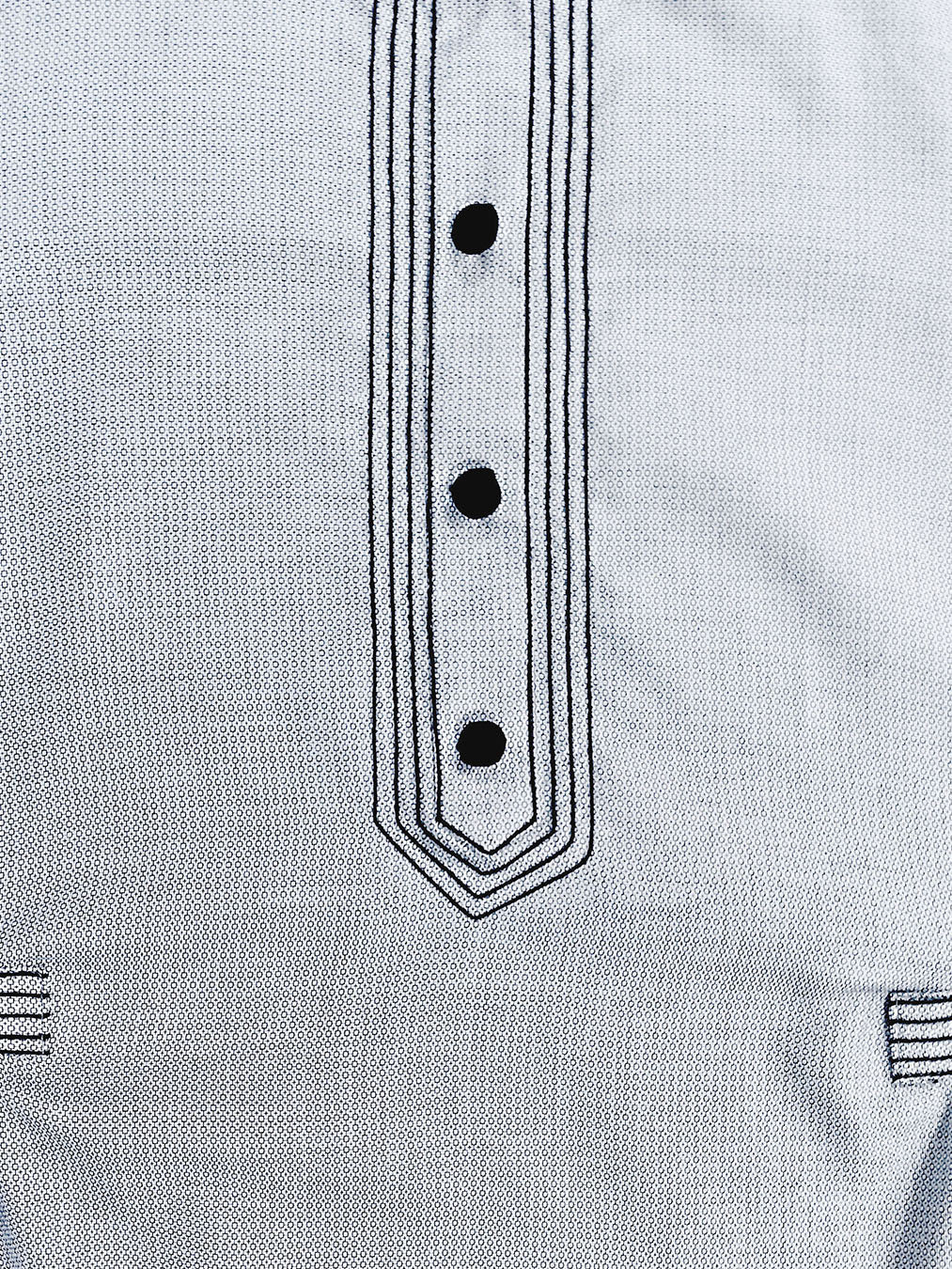 Grey Cambric Cotton Dress