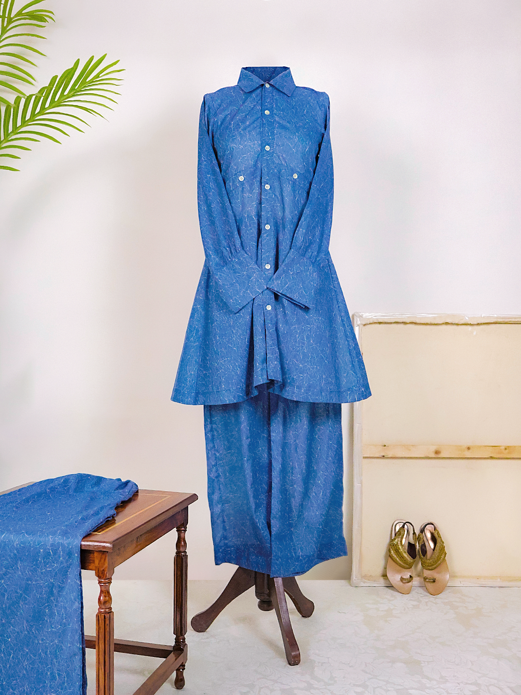 Denim Blue Shirt Dress