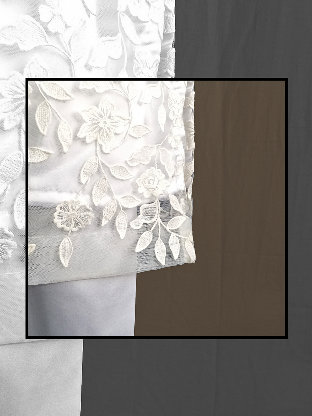 White Embroided Long Kurta