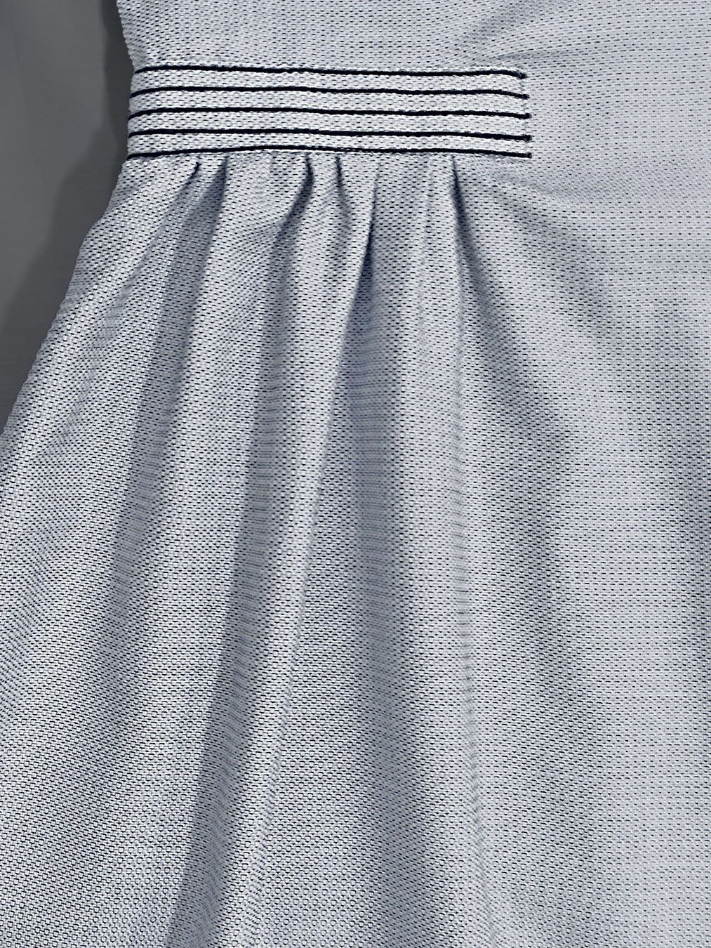 Grey Cambric Cotton Dress
