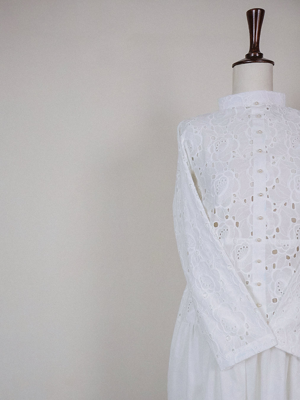 White Eyelet Midi Dress