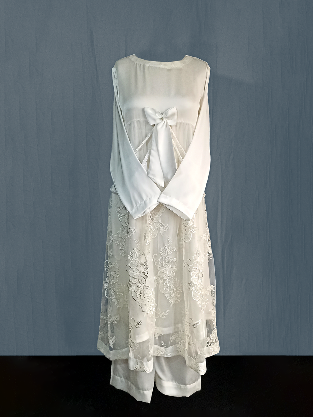 White Embroided Dress