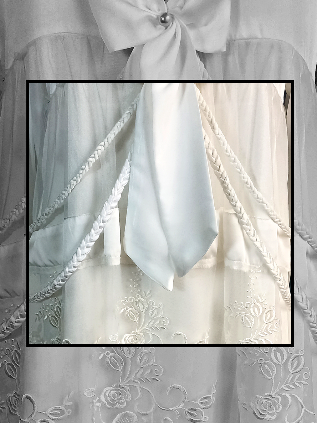 White Embroided Dress